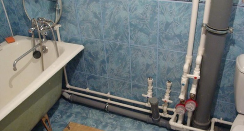 Замена разводки в ванне. ВДНХ